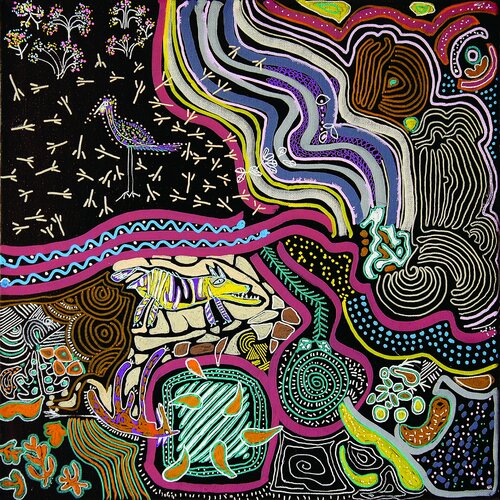 Territoires des animaux by Philippe Abril, Painting for Sale on Singulart