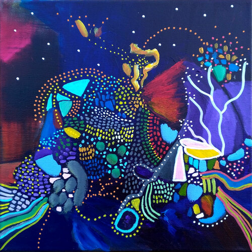 Abysses di Philippe Abril, Pittura in vendita su Singulart