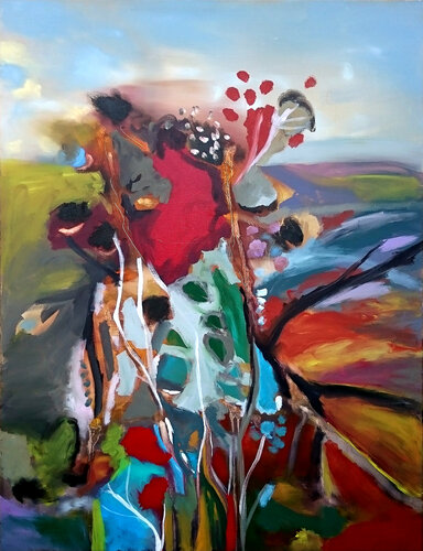 Fleurs d'estuaire de Philippe Abril, Pintura a la venta en Singulart