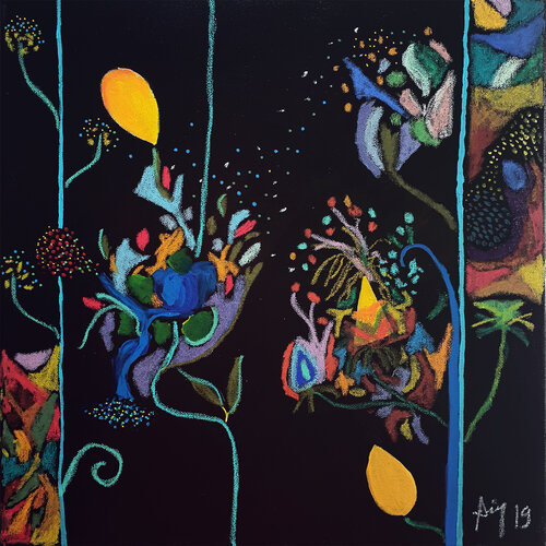 Célébration di Philippe Abril, Pittura in vendita su Singulart