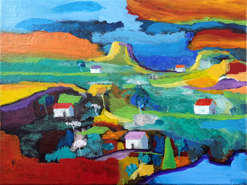 Rêver le paysage par Philippe Abril, Peinture en vente sur Singulart