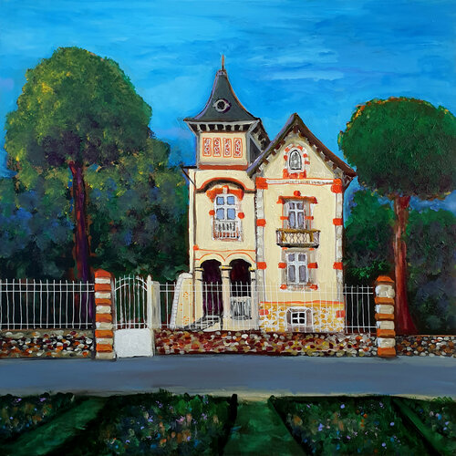 La belle villa de Philippe Abril, Pintura a la venta en Singulart