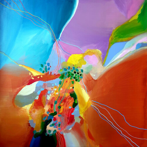 Nerf optique par Philippe Abril, Peinture en vente sur Singulart