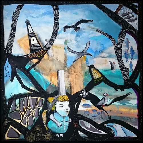 Bretonne traditionnelle di Philippe Abril, Pittura in vendita su Singulart