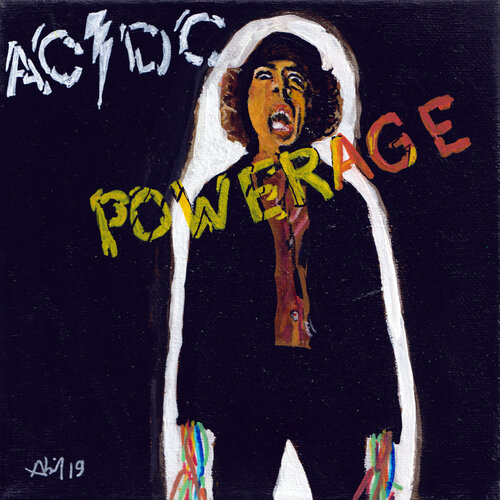 Powerage - AC/DC by Philippe Abril, Painting for Sale on Singulart