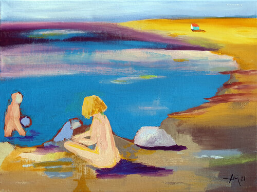 Plage de Philippe Abril, Pintura a la venta en Singulart