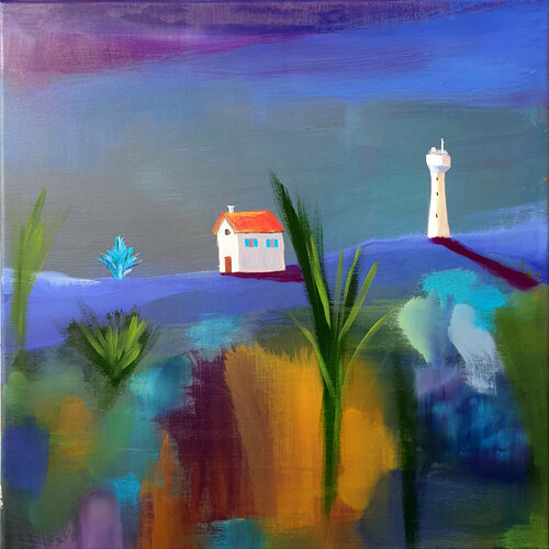 Le château d'eau von Philippe Abril, Malerei kaufen auf Singulart