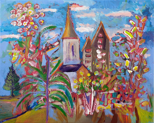 Ici-bas van Philippe Abril, Schilderij te koop op Singulart