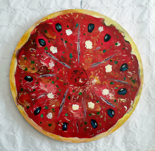 Pizza aux anchois Philippe Abril