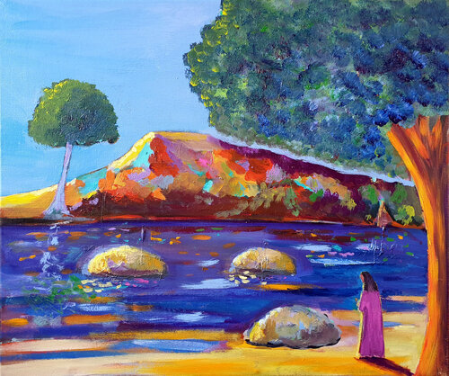 La femme en rose Philippe Abril