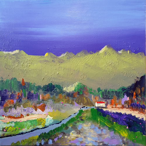 Verte vallée di Philippe Abril, Pittura in vendita su Singulart