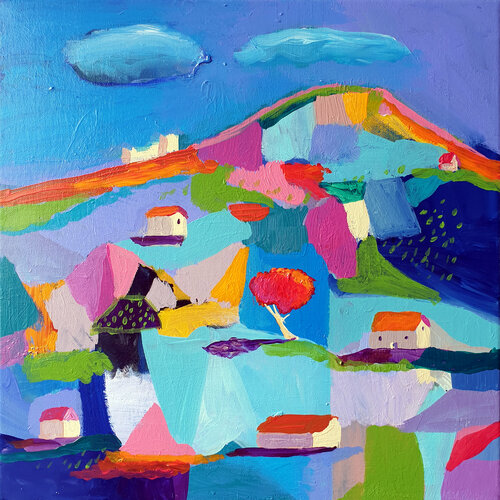 Le rocher di Philippe Abril, Pittura in vendita su Singulart