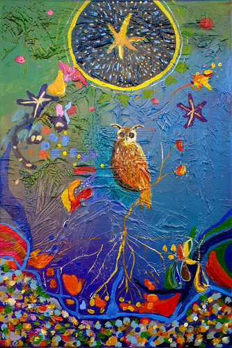 Veilleur de nuit by Philippe Abril, Painting for Sale on Singulart