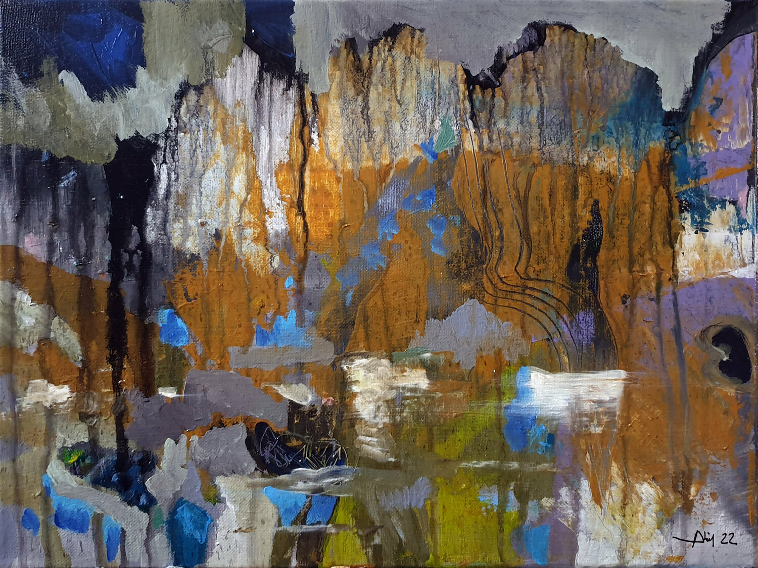 Paysage abstrait 474 Philippe Abril