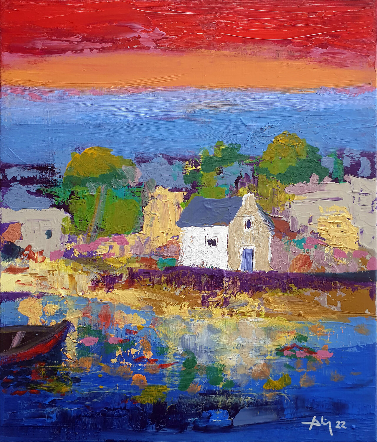 Ciel rouge Philippe Abril
