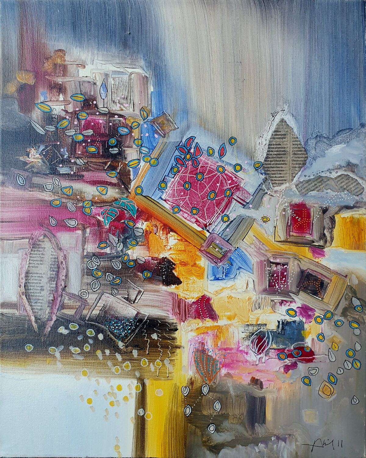 Gris bleu rose Philippe Abril