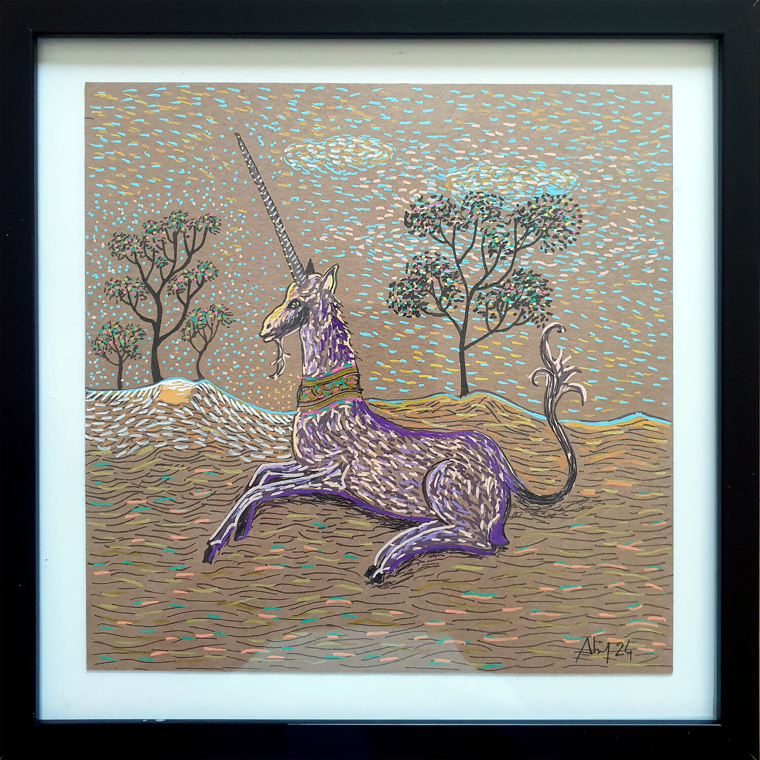 Licorne au trait Philippe Abril