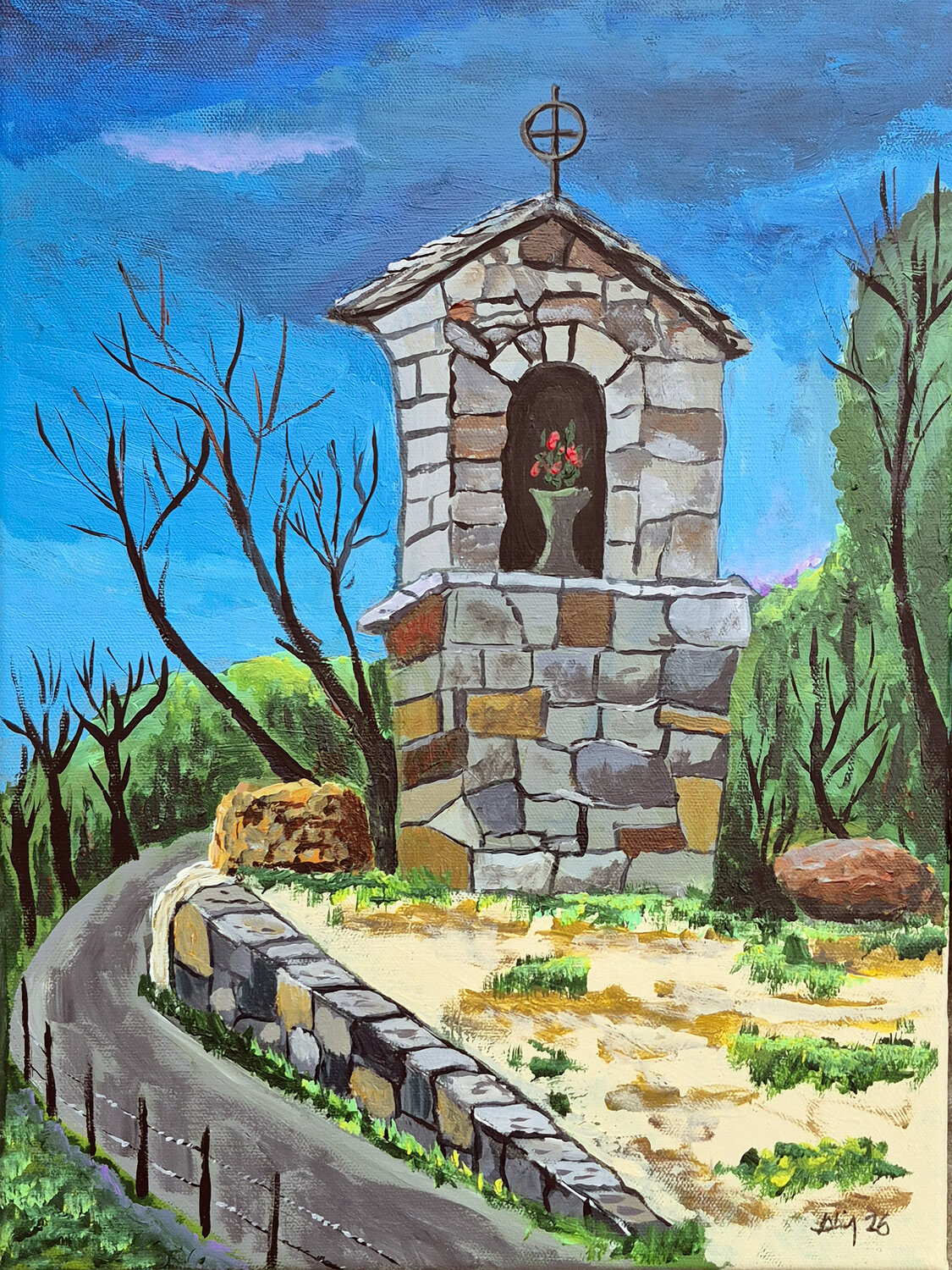 Chemin des templiers Philippe Abril