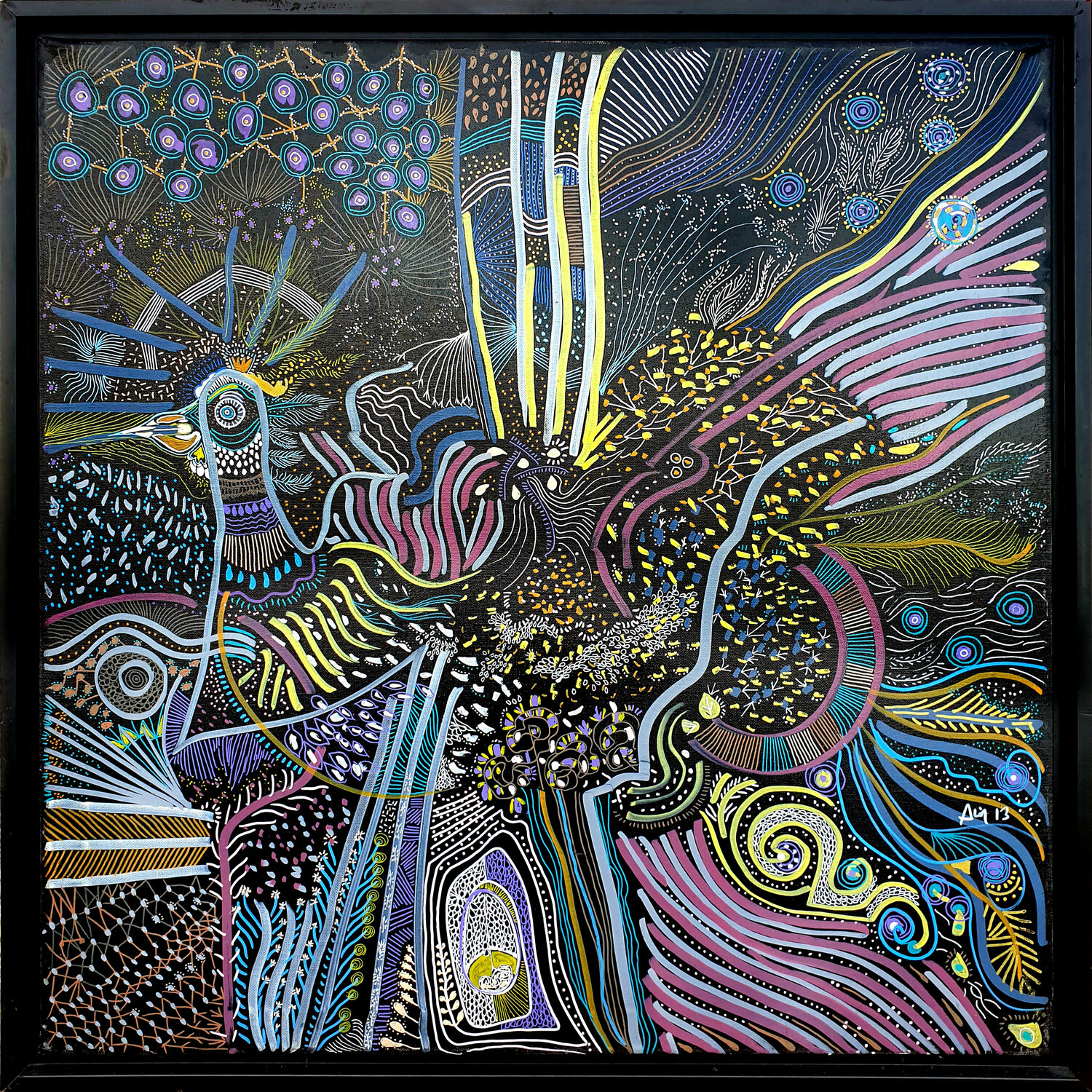 Gallinacé totem Philippe Abril