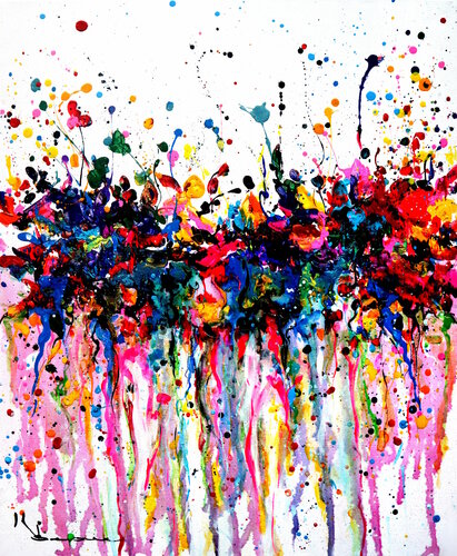 Pluies des fleurs van Kspersee, Schilderij te koop op Singulart