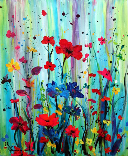 Spring garden di Kspersee, Pittura in vendita su Singulart