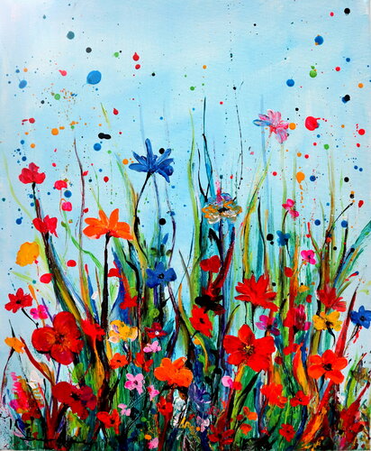 Spring garden di Kspersee, Pittura in vendita su Singulart