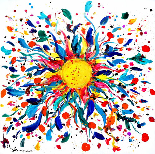Soleil en fleurs von Kspersee, Malerei kaufen auf Singulart