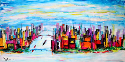 Modern city Kspersee