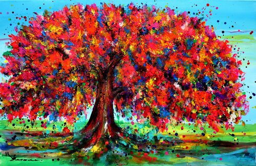 Arbre sous ciel bleu van Kspersee, Schilderij te koop op Singulart