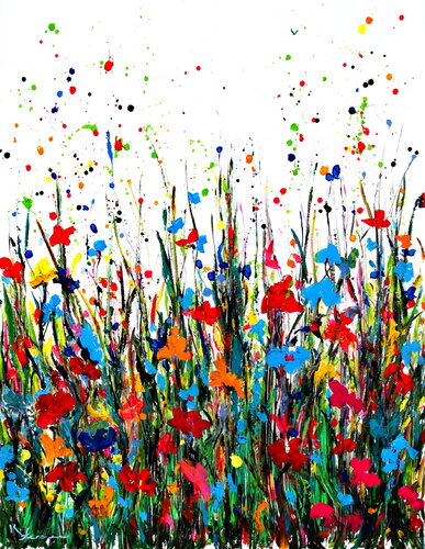 Jardin coloré di Kspersee, Pittura in vendita su Singulart
