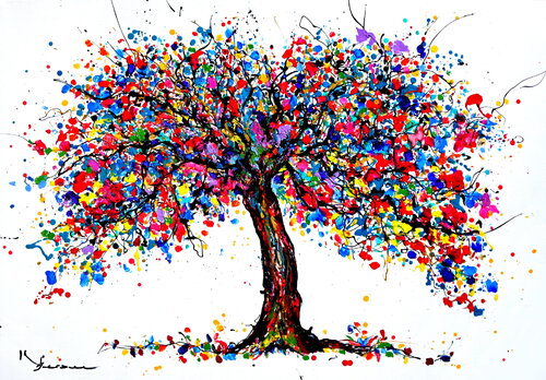 Multicolored tree van Kspersee, Schilderij te koop op Singulart