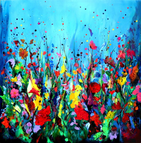 Blooming garden van Kspersee, Schilderij te koop op Singulart