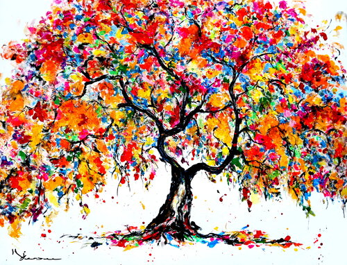 Sunny tree de Kspersee, Pintura a la venta en Singulart