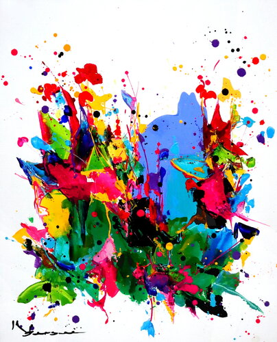 On joue dans le jardin van Kspersee, Schilderij te koop op Singulart