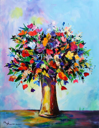 Bouquet fleurs von Kspersee, Malerei kaufen auf Singulart