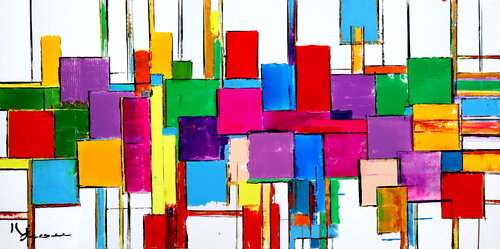 Modern city von Kspersee, Malerei kaufen auf Singulart