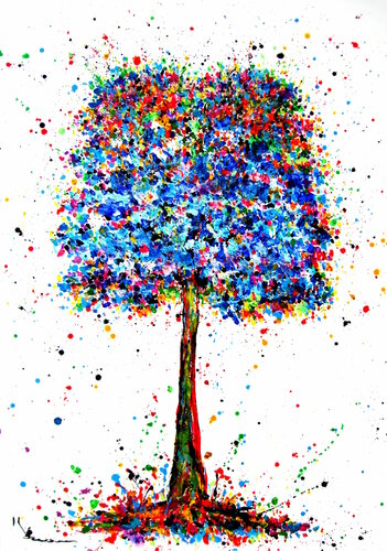 Tree of life di Kspersee, Pittura in vendita su Singulart