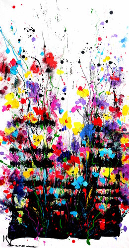 Dancing flowers by Kspersee, Painting for Sale on Singulart