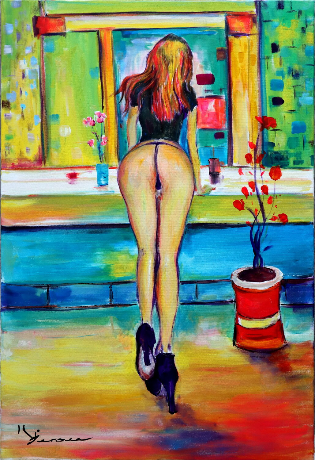 Femme de dos Kspersee