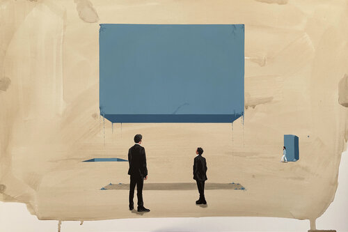 Interferences_06 van Marco Lampis, Schilderij te koop op Singulart