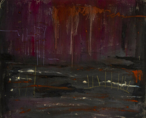 The Earth with Every Kind of Plague as Often as They Wished van Brian Jerome, Schilderij te koop op Singulart