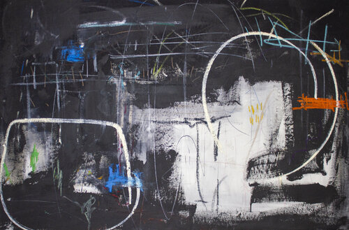 Thinking of Hell and Preparing di Brian Jerome, Pittura in vendita su Singulart