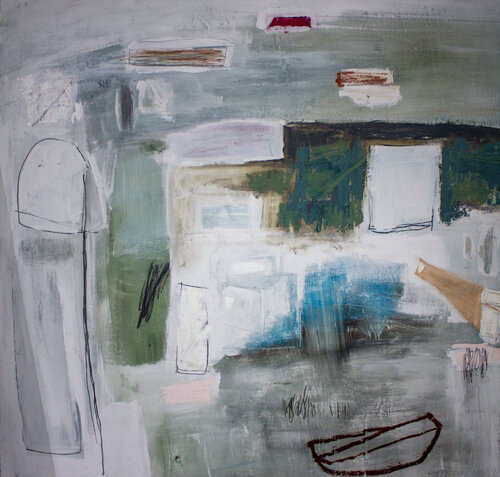 Where I Tried to Escape; What Beckons My Return di Brian Jerome, Pittura in vendita su Singulart
