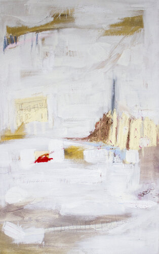 An Immaterial Votive Edifice van Brian Jerome, Schilderij te koop op Singulart