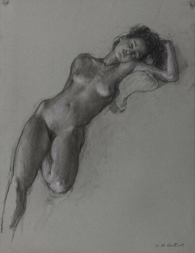 Model Sleeping di Harry Holland, Disegno in vendita su Singulart