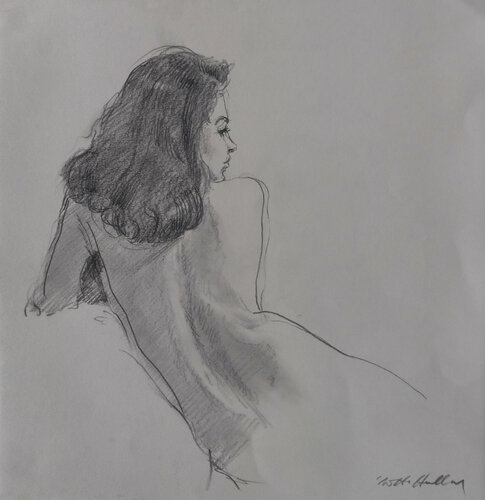 Anna Looking Left di Harry Holland, Disegno in vendita su Singulart
