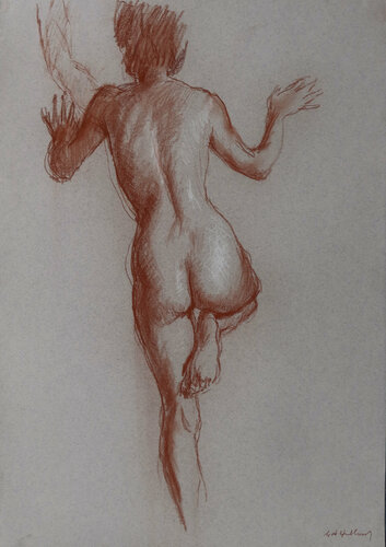 Back in Red Chalk von Harry Holland, Zeichnungen kaufen auf Singulart