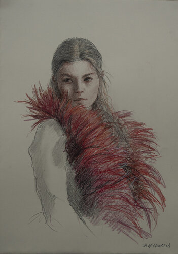 Boa van Harry Holland, Tekening te koop op Singulart