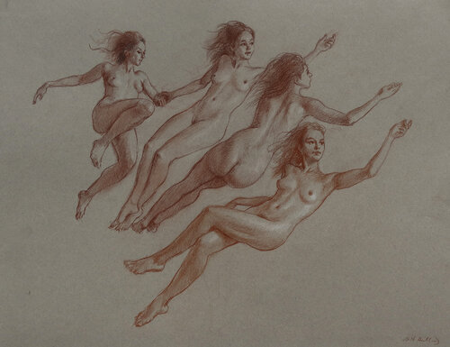 Flying Four di Harry Holland, Disegno in vendita su Singulart