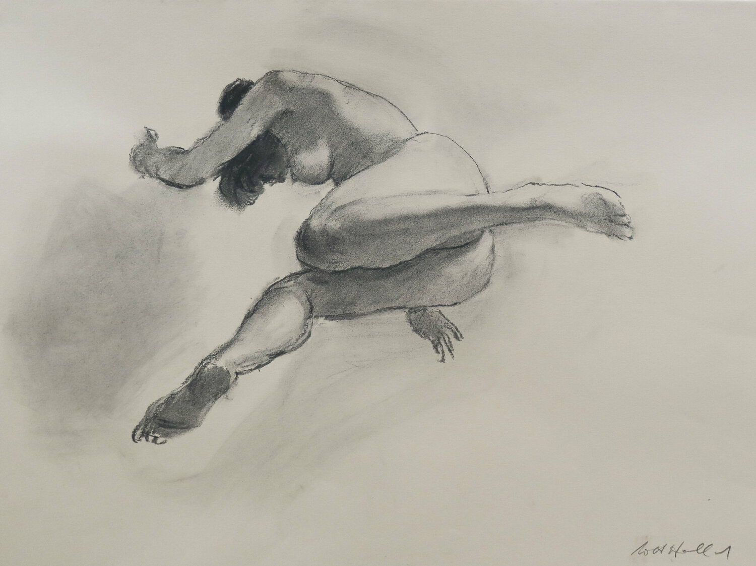 Flying Study Below Harry Holland
